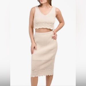 House of Harlow 2 piece knit set
